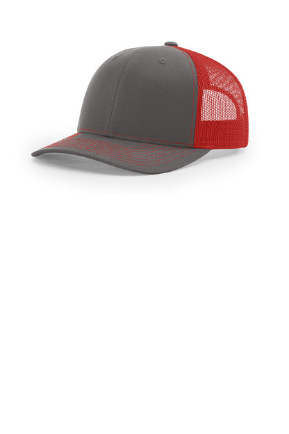 Charcoal/ Red