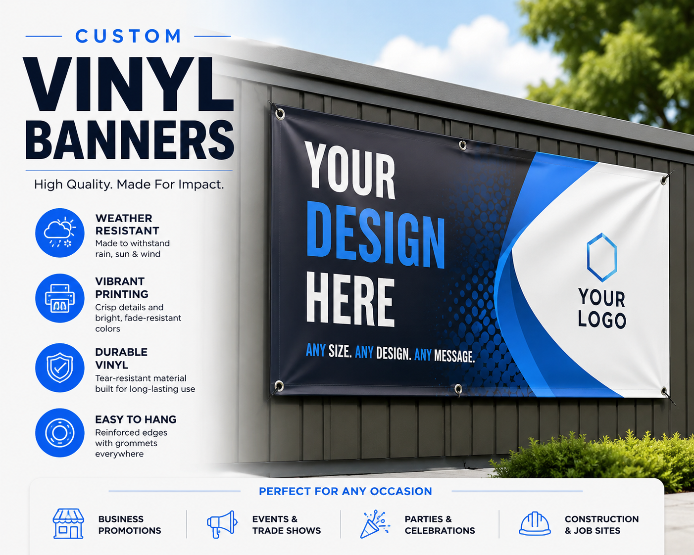 Custom Vinyl Banner - 13 oz