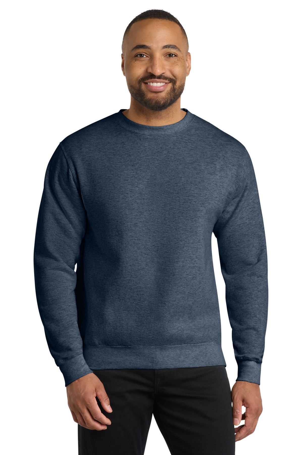 Heathered Navy